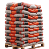 Palette de Pellets Bois Dur Heizfuxx Rouges – 65 sacs de 15 kg (975 kg)